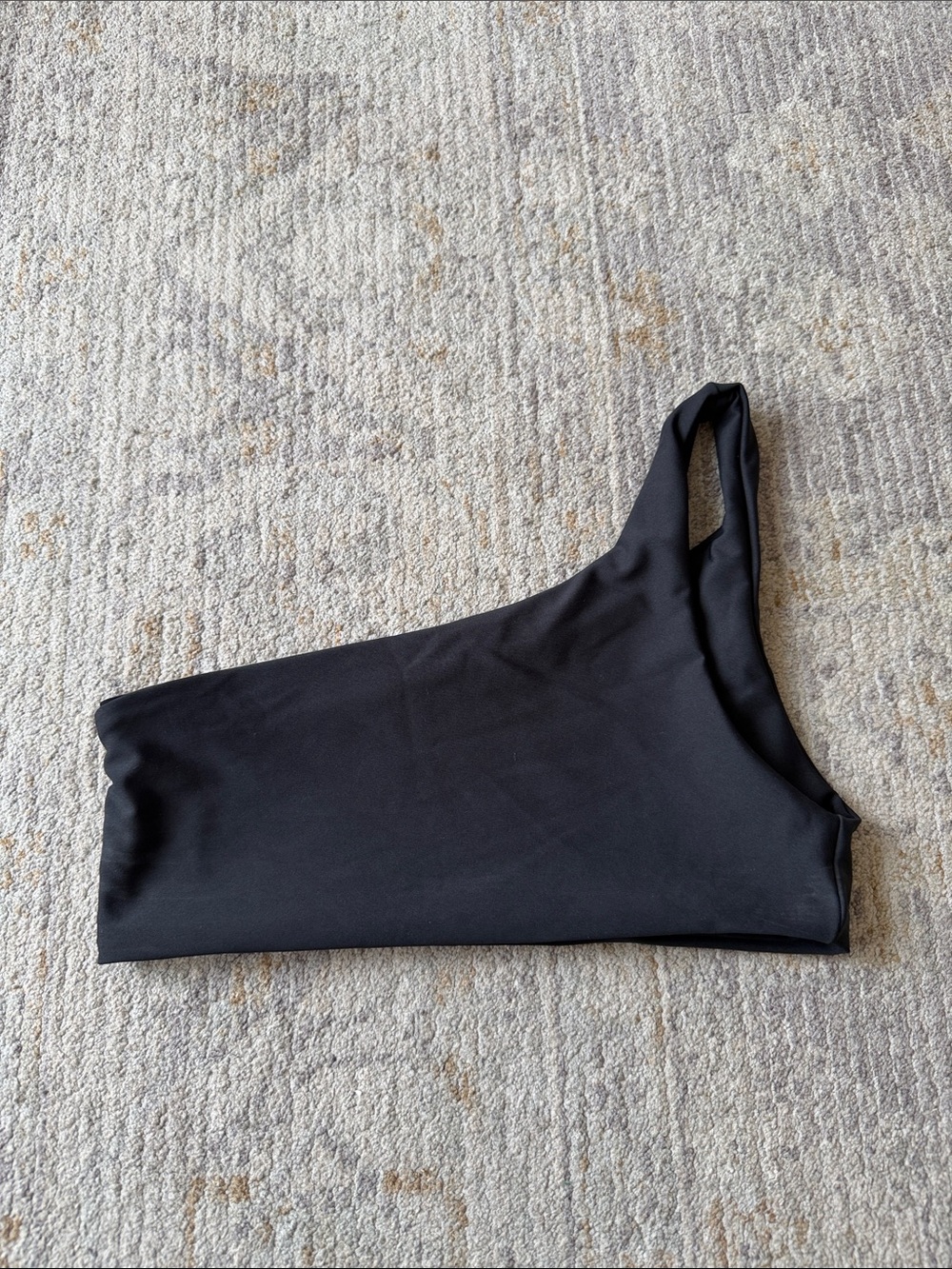 Skatie One-Shoulder Black One-Piece Swimsuit